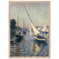 REGATTA AT ARGENTEUIL 1893 by Gustave Caillebotte — Framed art print at Zephyeer