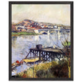 THE ARGENTEUIL BRIDGE by Gustave Caillebotte — Framed art print at Zephyeer