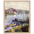 THE ARGENTEUIL BRIDGE by Gustave Caillebotte — Framed art print at Zephyeer