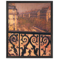 A BALCONY IN PARIS 1881 by Gustave Caillebotte — Framed art print at Zephyeer