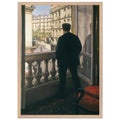 MAN AT THE WINDOW 1875 by Gustave Caillebotte — Framed art print at Zephyeer
