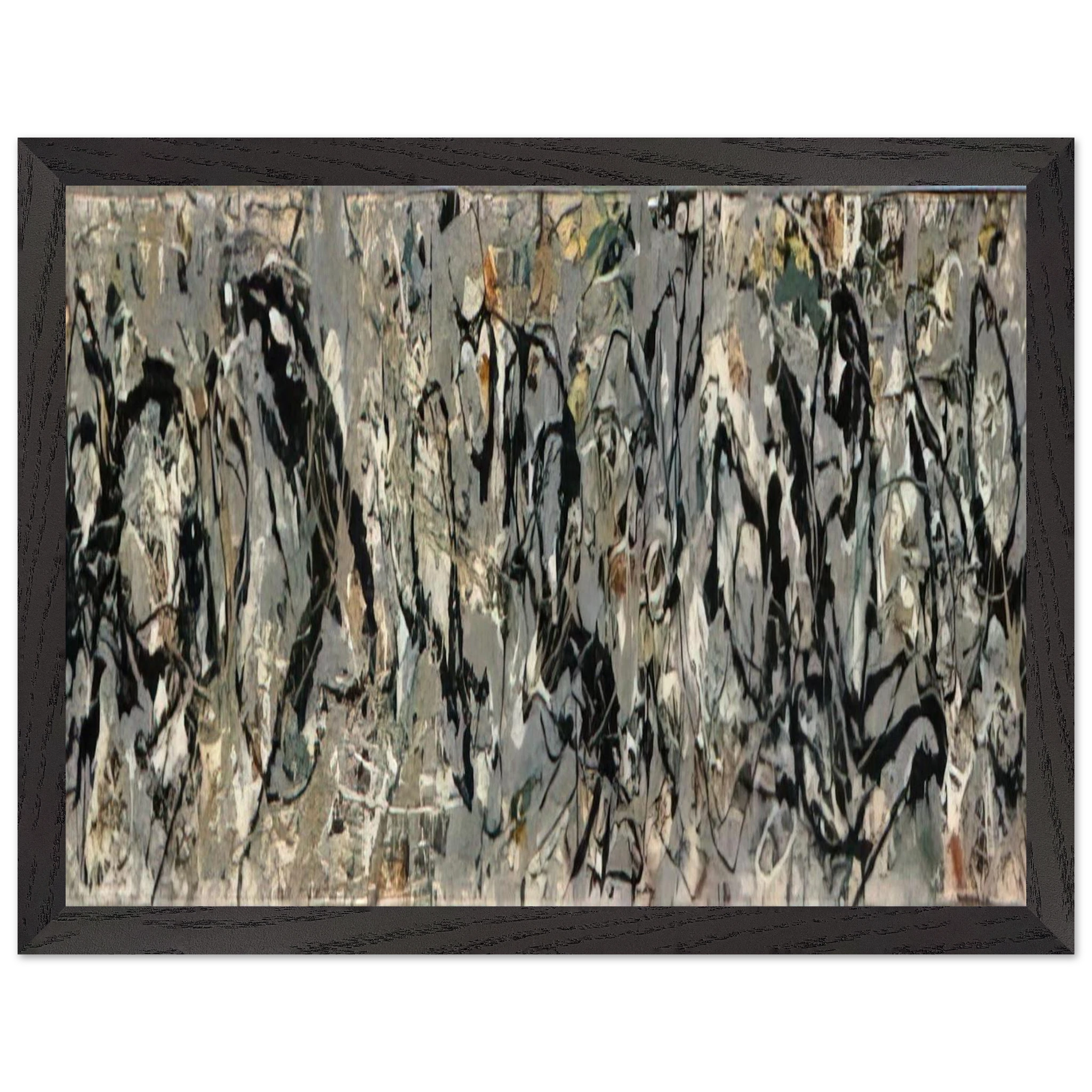 Jackson Pollock — Number 10 1949 | Framed Art Print | Zephyeer