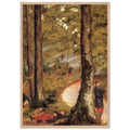 YERRES SOLDIERS IN THE WOODS by Gustave Caillebotte — Framed art print at Zephyeer