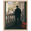 MAN AT THE WINDOW 1875 by Gustave Caillebotte — Framed art print at Zephyeer