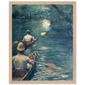 THE CANOES 1878 by Gustave Caillebotte — Framed art print at Zephyeer