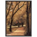 YERRES PATH THROUGH THE OLD GROWTH WOODS IN THE PARK by Gustave Caillebotte — Framed art print at Zephyeer