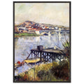 THE ARGENTEUIL BRIDGE by Gustave Caillebotte — Framed art print at Zephyeer