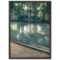 THE YERRES RAIN by Gustave Caillebotte — Framed art print at Zephyeer