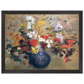 FLOWERS 1909 by Odilon Redon — Framed art print at Zephyeer