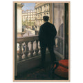 MAN AT THE WINDOW 1875 by Gustave Caillebotte — Framed art print at Zephyeer
