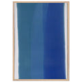 Blue Column (1960) by Morris Louis, framed poster, view 3
