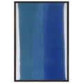 Blue Column (1960) by Morris Louis, framed poster