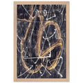 Charred Journal Firewritten V (1951) by Morris Louis, framed poster, view 6