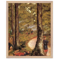YERRES SOLDIERS IN THE WOODS by Gustave Caillebotte — Framed art print at Zephyeer