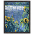 SUNFLOWERS ON THE BANKS OF THE SEINE by Gustave Caillebotte — Framed art print at Zephyeer