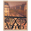 A BALCONY IN PARIS 1881 by Gustave Caillebotte — Framed art print at Zephyeer