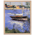 Gustave Caillebotte - ANCHORED BOAT ON THE SEINE AT ARGENTEUIL