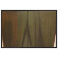 Faces (1959) by Morris Louis, framed poster