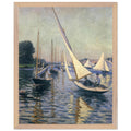REGATTA AT ARGENTEUIL 1893 by Gustave Caillebotte — Framed art print at Zephyeer