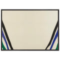 Gamma Ro (1960) by Morris Louis, framed poster, view 2