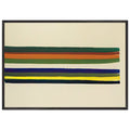 Horizontal VIII (1962) by Morris Louis, framed poster, view 2