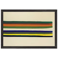 Horizontal VIII (1962) by Morris Louis, framed poster, view 3