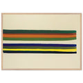 Horizontal VIII (1962) by Morris Louis, framed poster, view 4