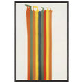Pillar Of Fire (1961) by Morris Louis, framed poster