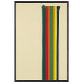 Pillar Of Hope (1961) by Morris Louis, framed poster