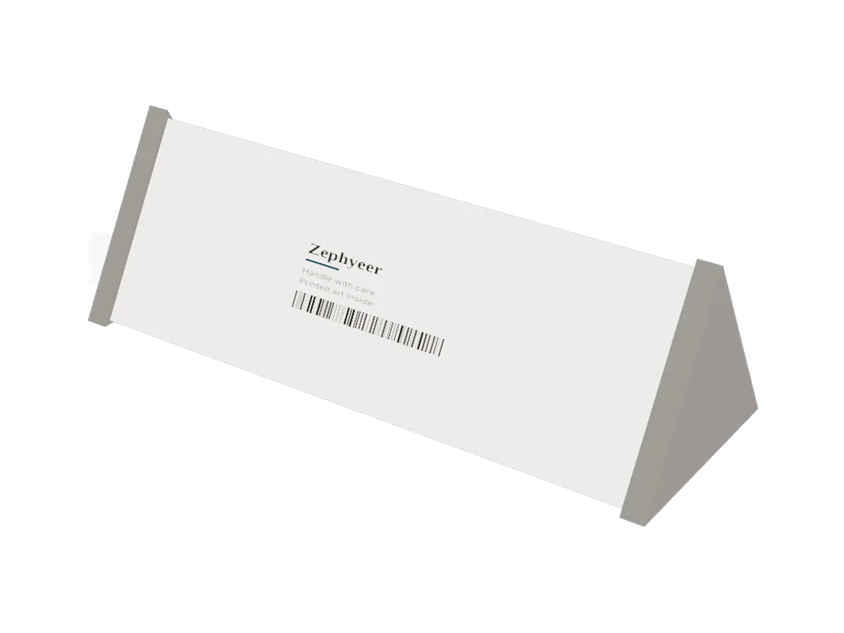 Capped and labelled triangular tube