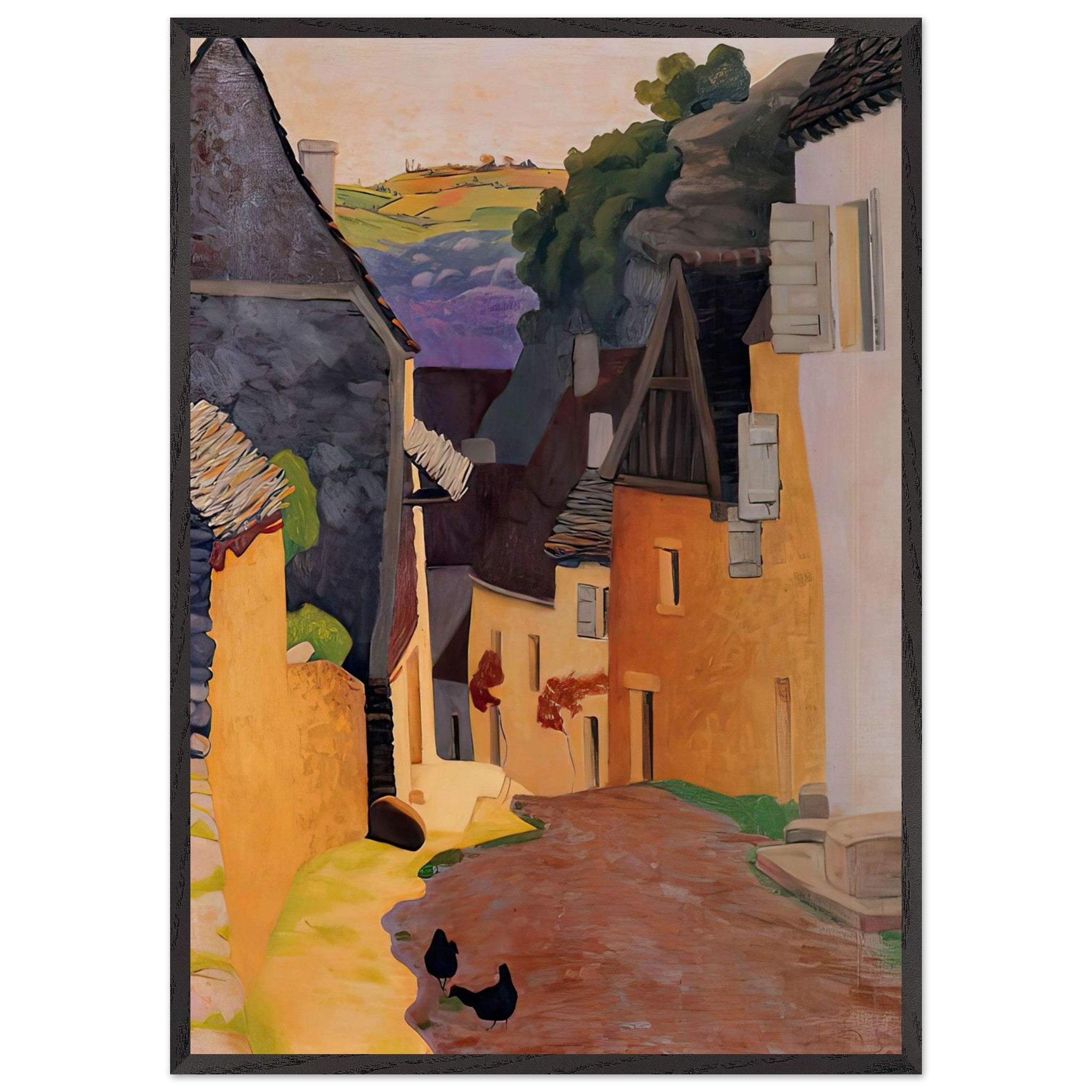 Rocamadour Landscape by Felix Vallotton — Framed art print at Zephyeer