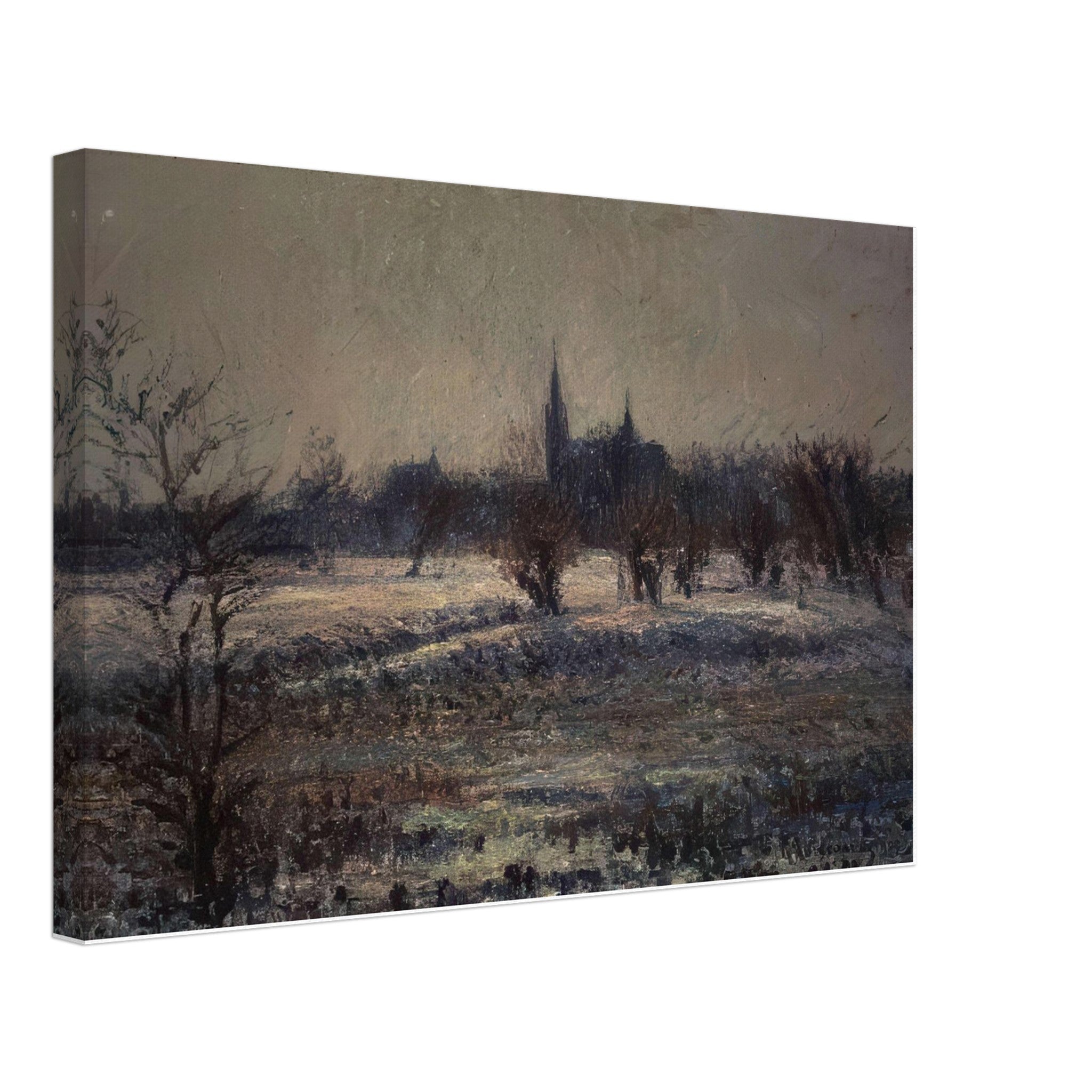 White Frost by Gustave Loiseau — Framed art print at Zephyeer