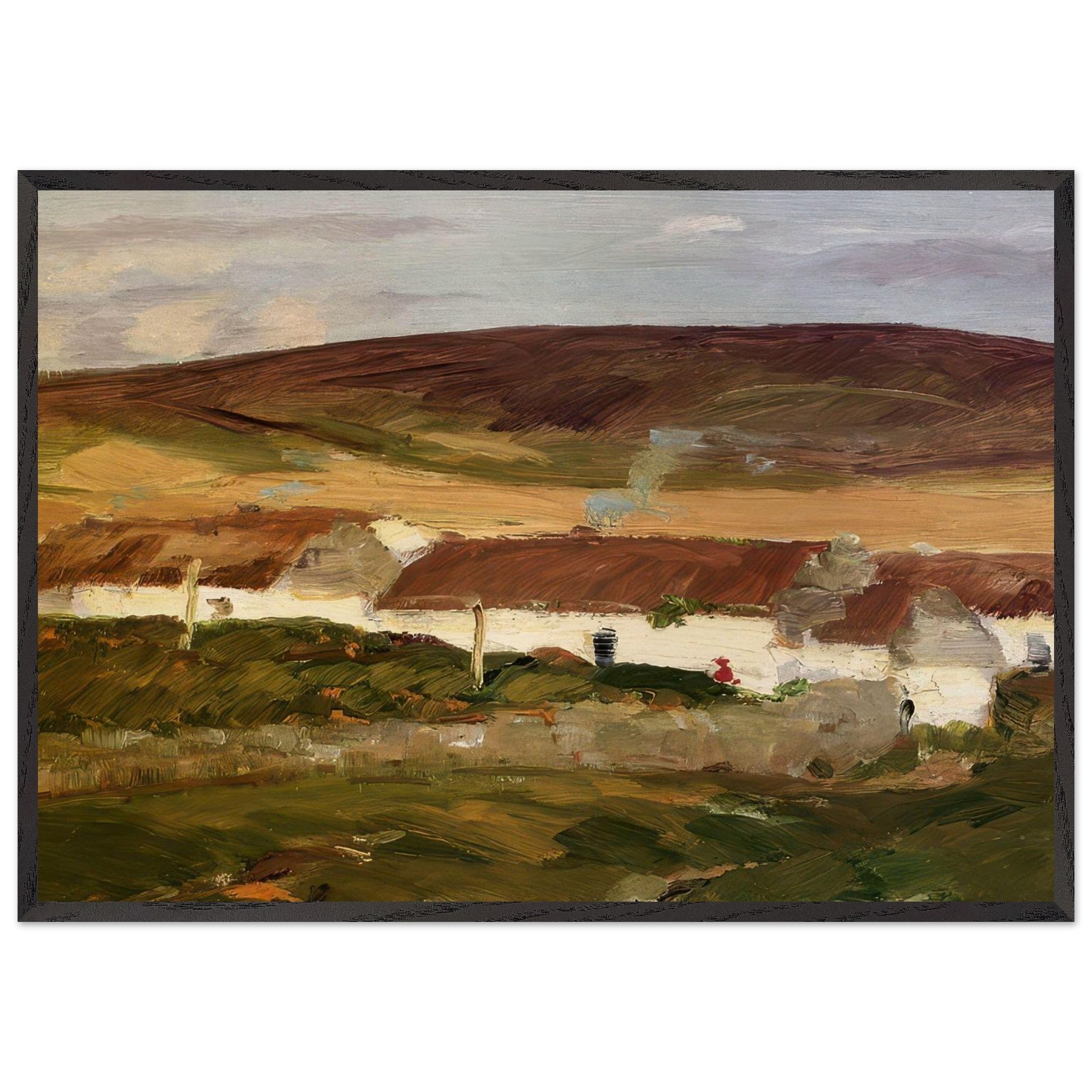 Irish Cottage by Robert Henri — Framed art print at Zephyeer