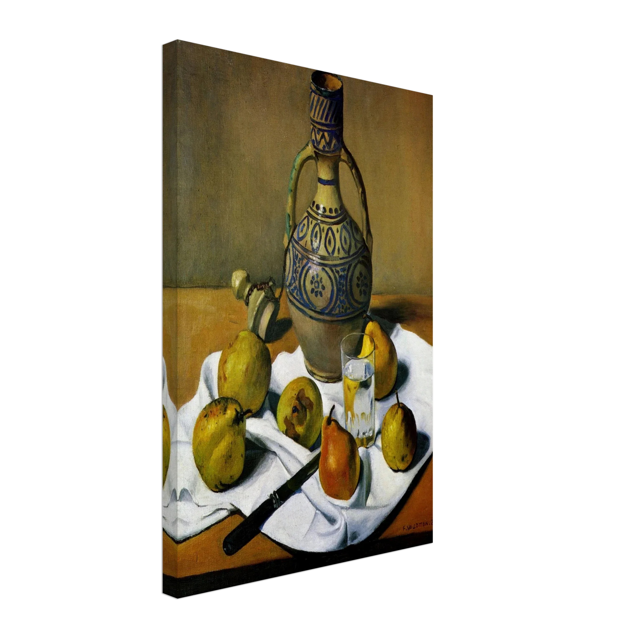 Moroccan Jug and Pears by Felix Vallotton — Framed art print at Zephyeer