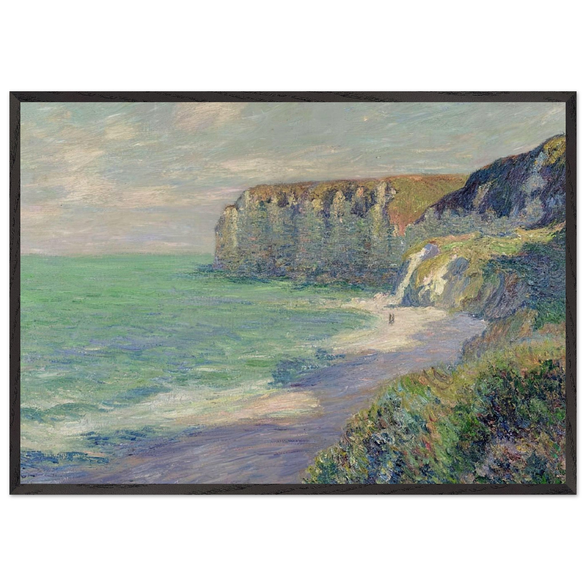 Cliffs at Saint Jouin by Gustave Loiseau — Framed art print at Zephyeer