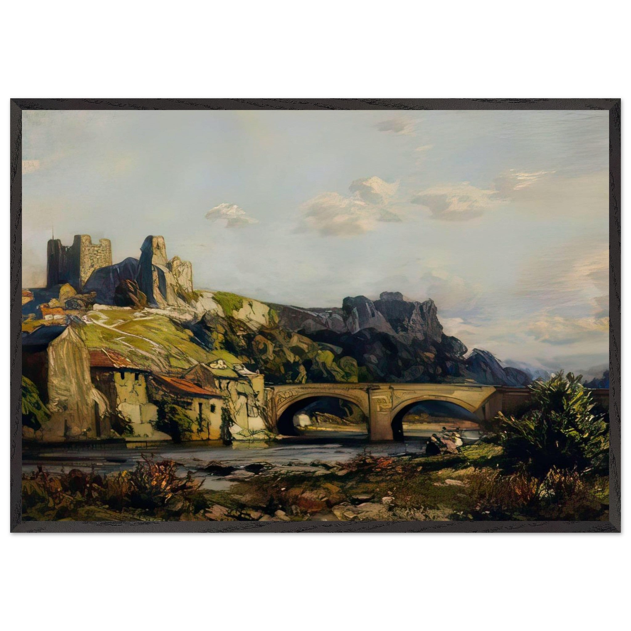 Richmond Castle by Richard Jack — Framed art print at Zephyeer