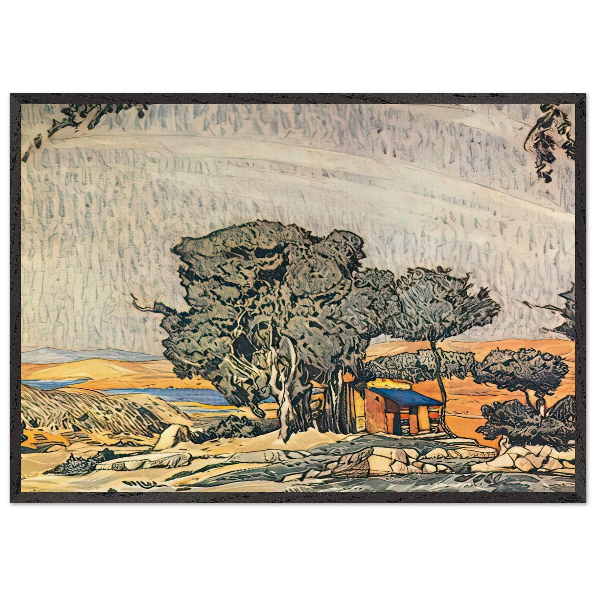 Helene de Sparte by Leon Bakst — Framed art print at Zephyeer