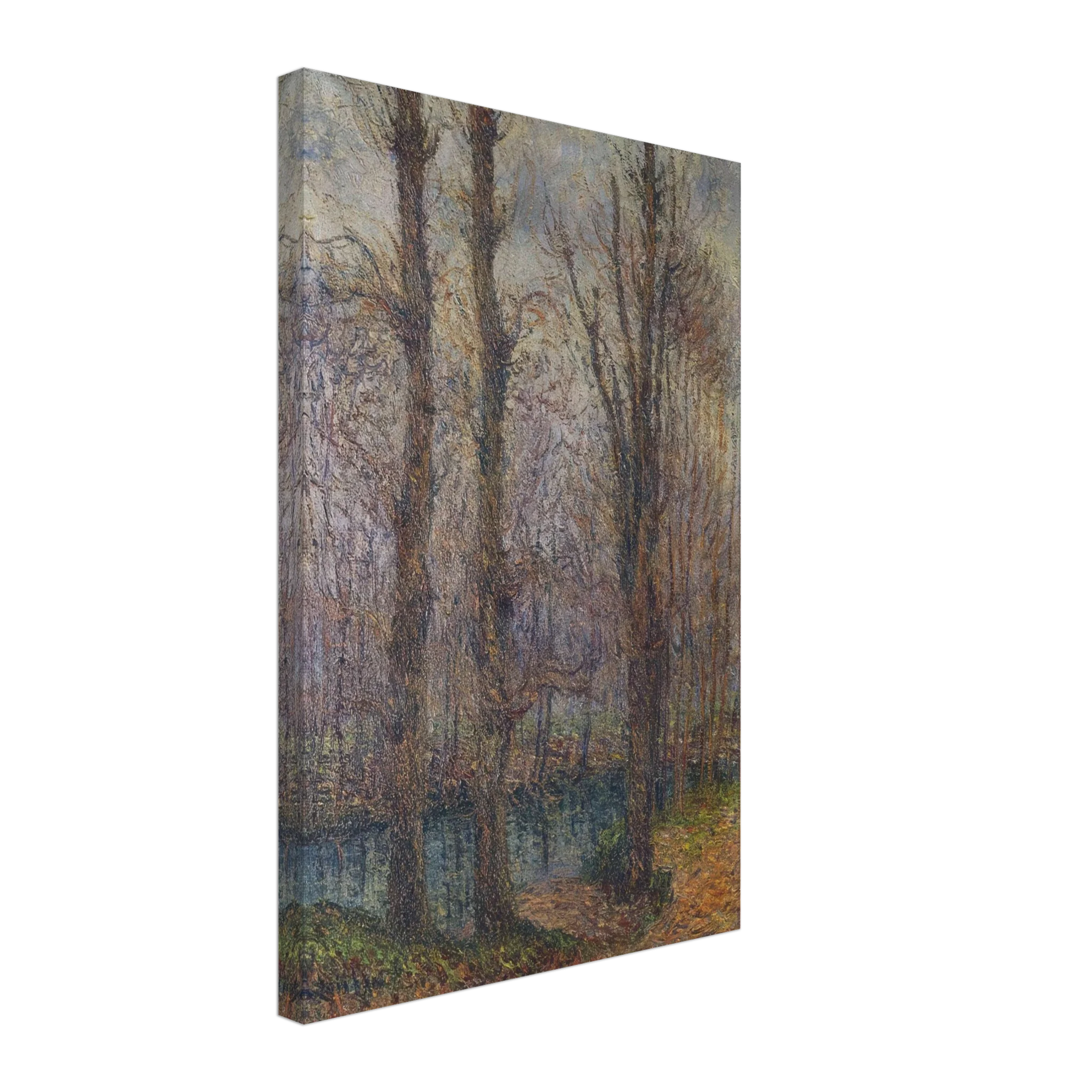 Trees by the River by Gustave Loiseau — Framed art print at Zephyeer