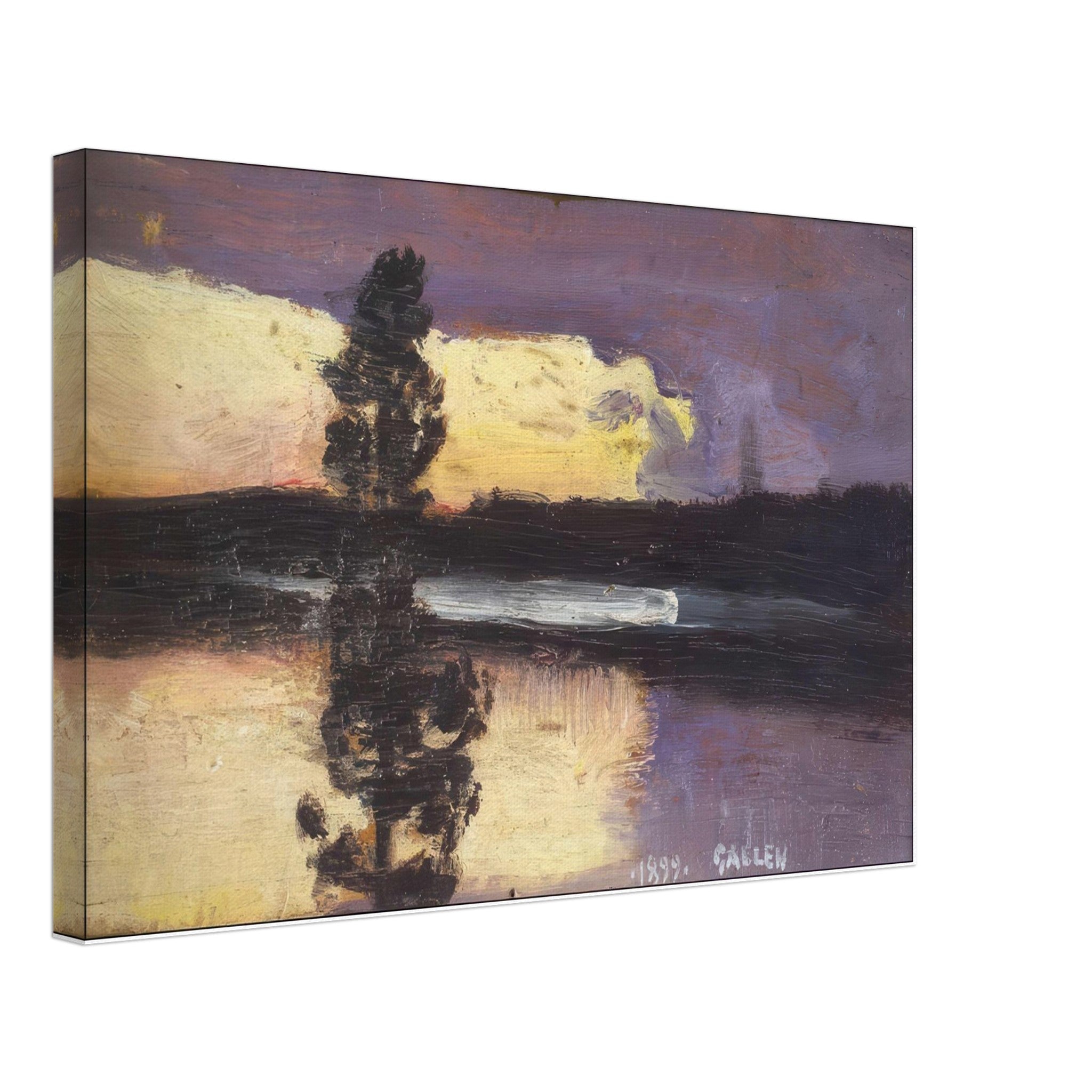 Sunset by Akseli Gallen-Kallela — Framed art print at Zephyeer