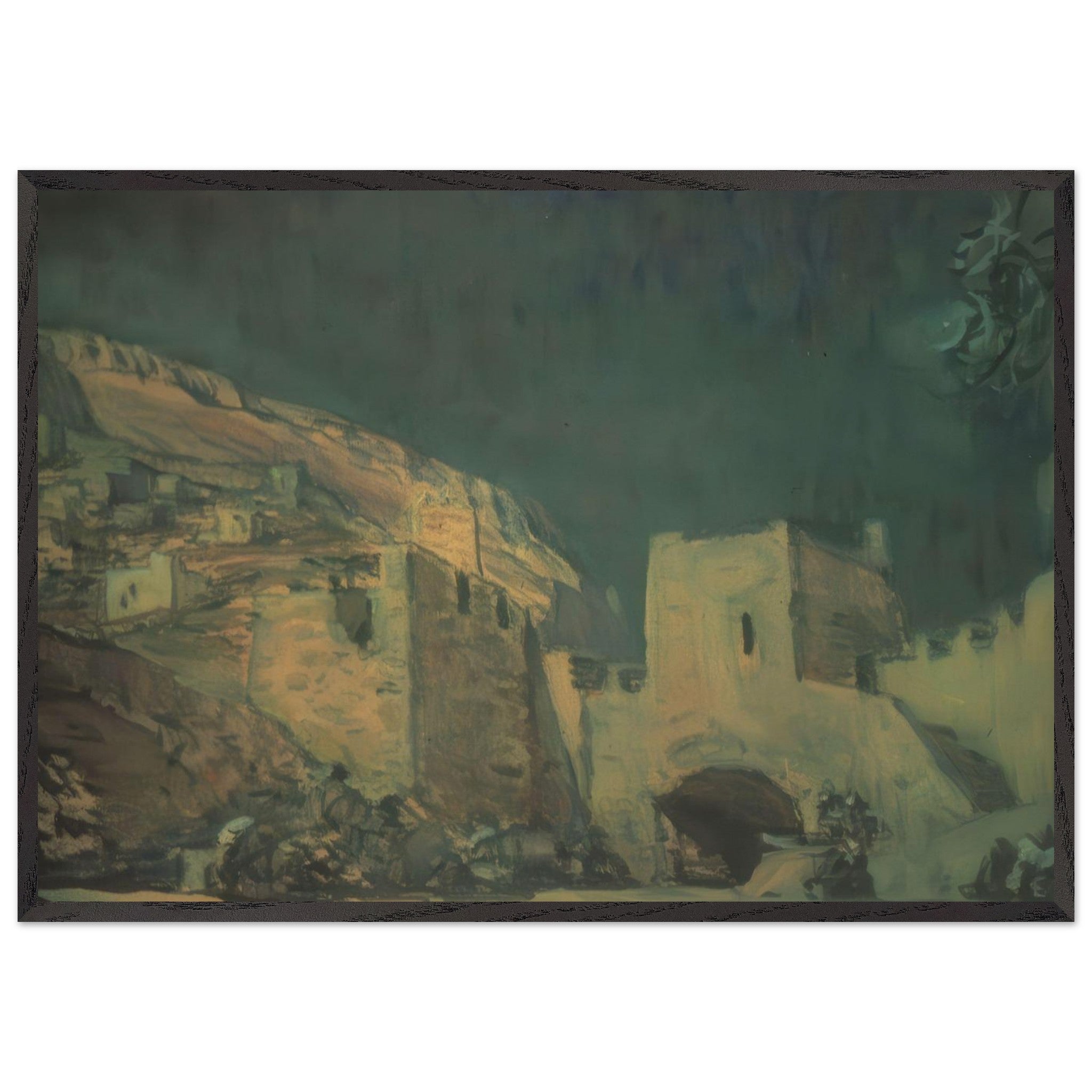 Set design for the Opera Judith by Valentin Serov — Framed art print at Zephyeer