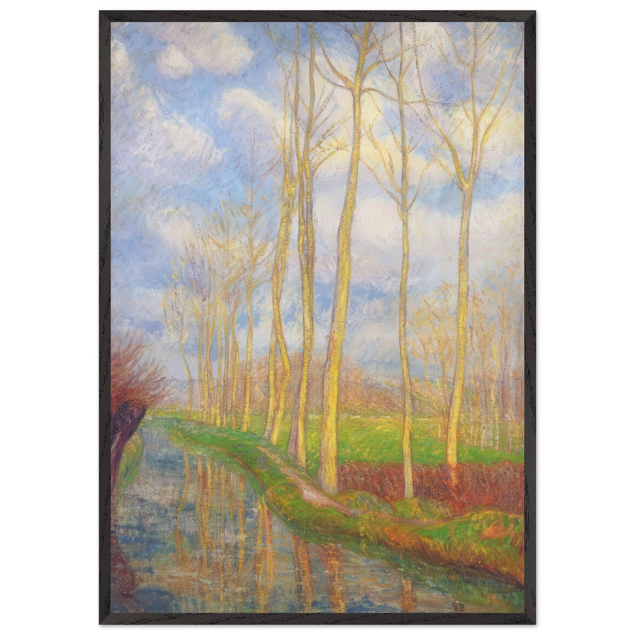 Poplars by Gustave Loiseau — Framed art print at Zephyeer