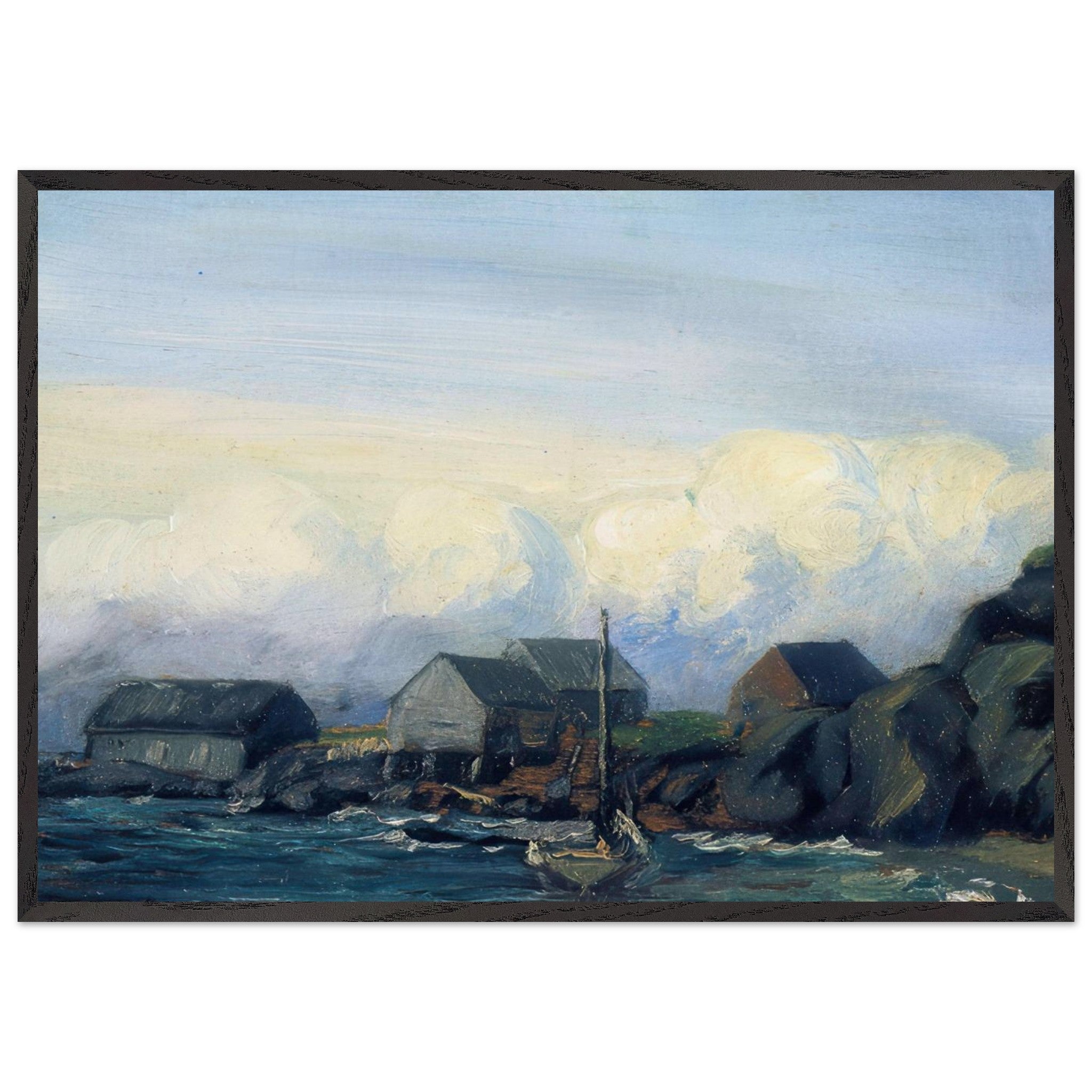 Study for Storm Tide by Robert Henri — Framed art print at Zephyeer