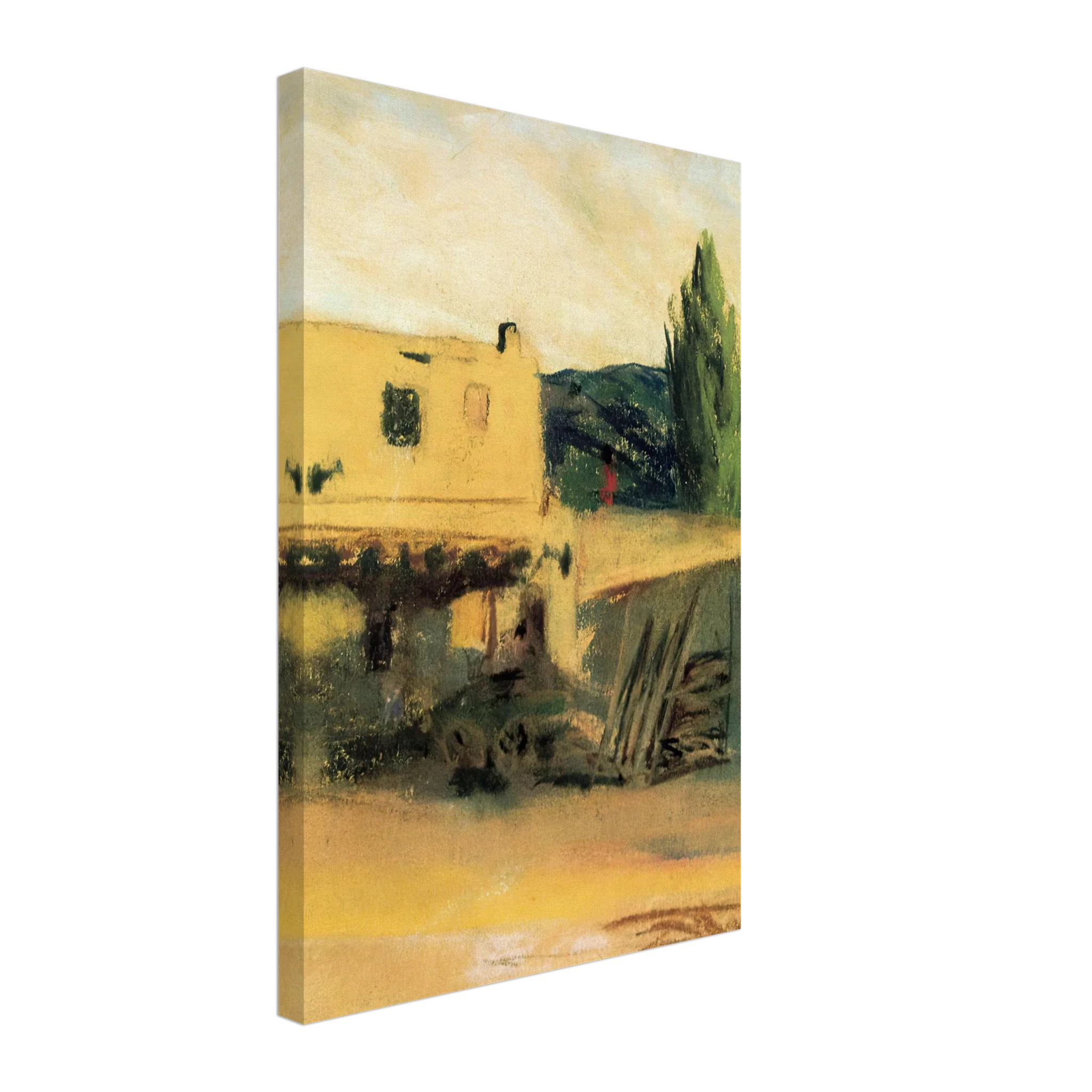 New Mexican Landscape by Robert Henri — Framed art print at Zephyeer