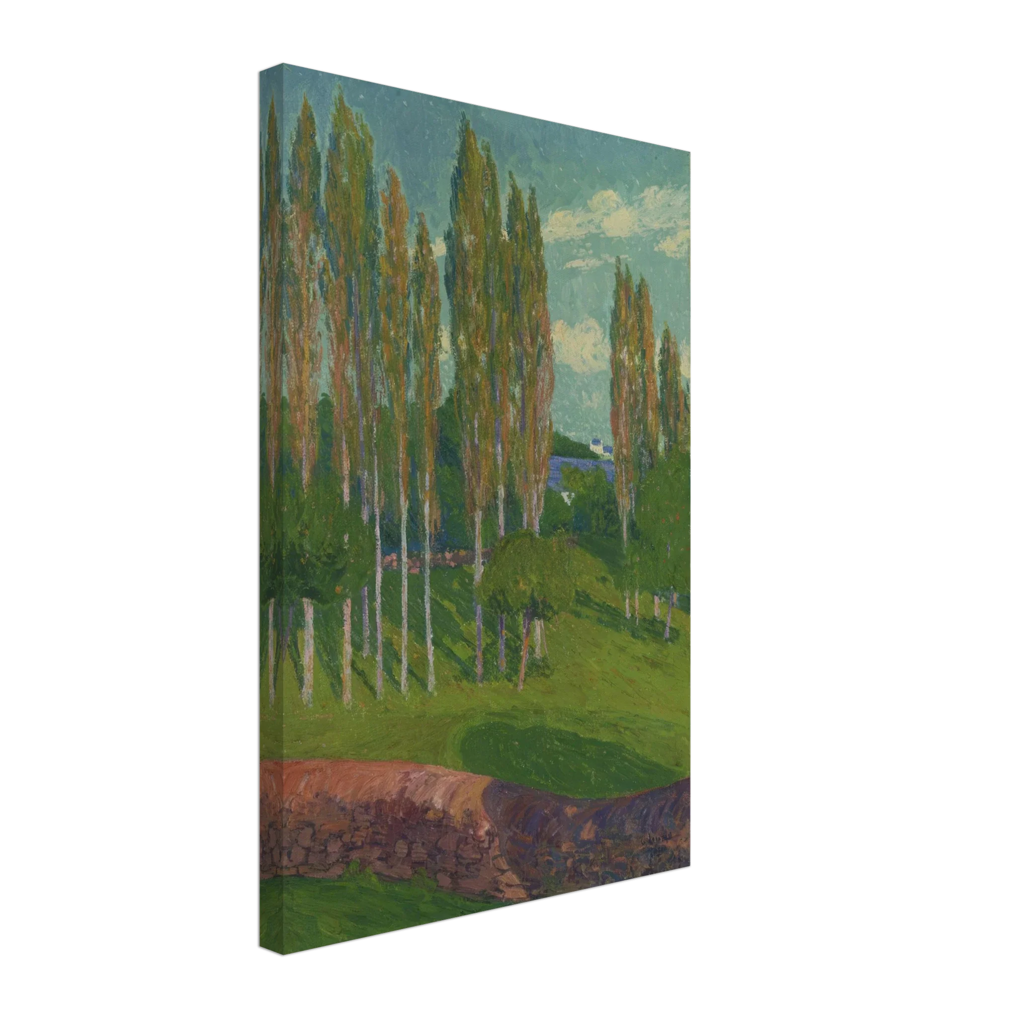 Poplars in Spring by Gustave Loiseau — Framed art print at Zephyeer