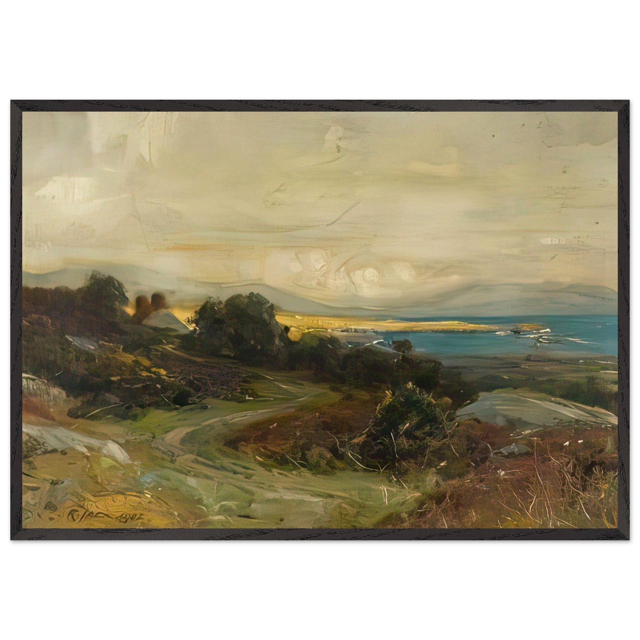Irish Landscape by Richard Jack — Framed art print at Zephyeer