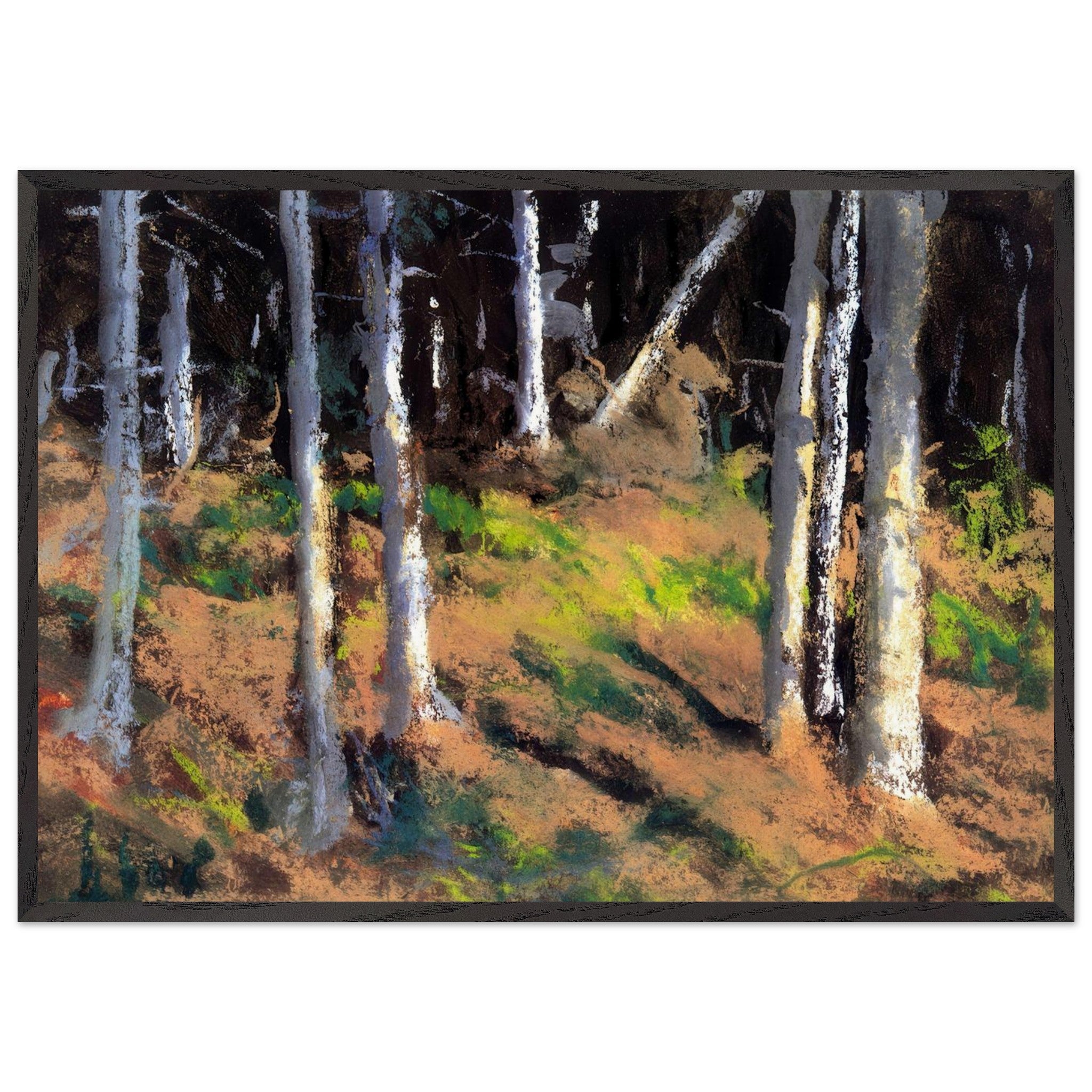 Where the Trees are Dying by Robert Henri — Framed art print at Zephyeer