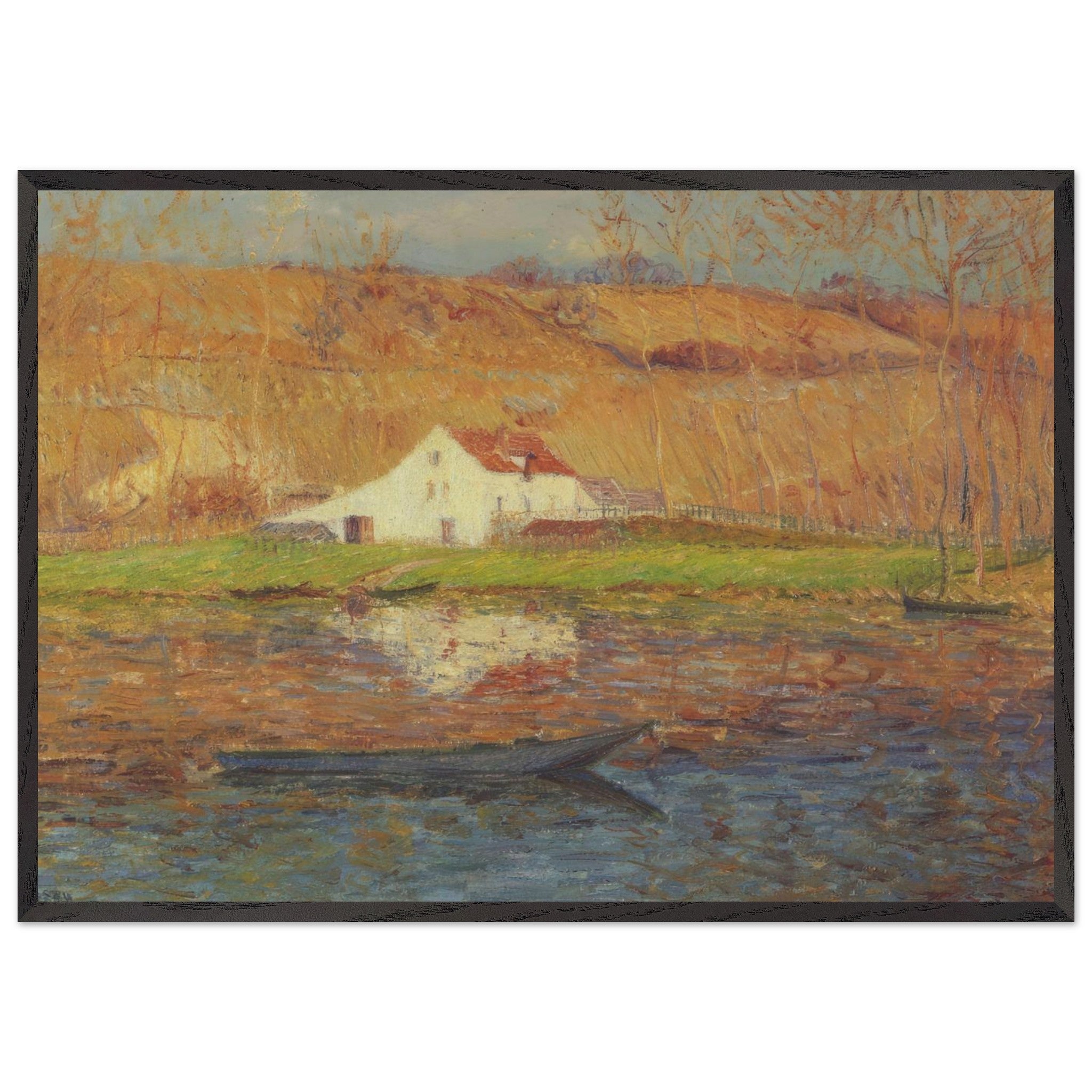 By the Loing River by Gustave Loiseau — Framed art print at Zephyeer