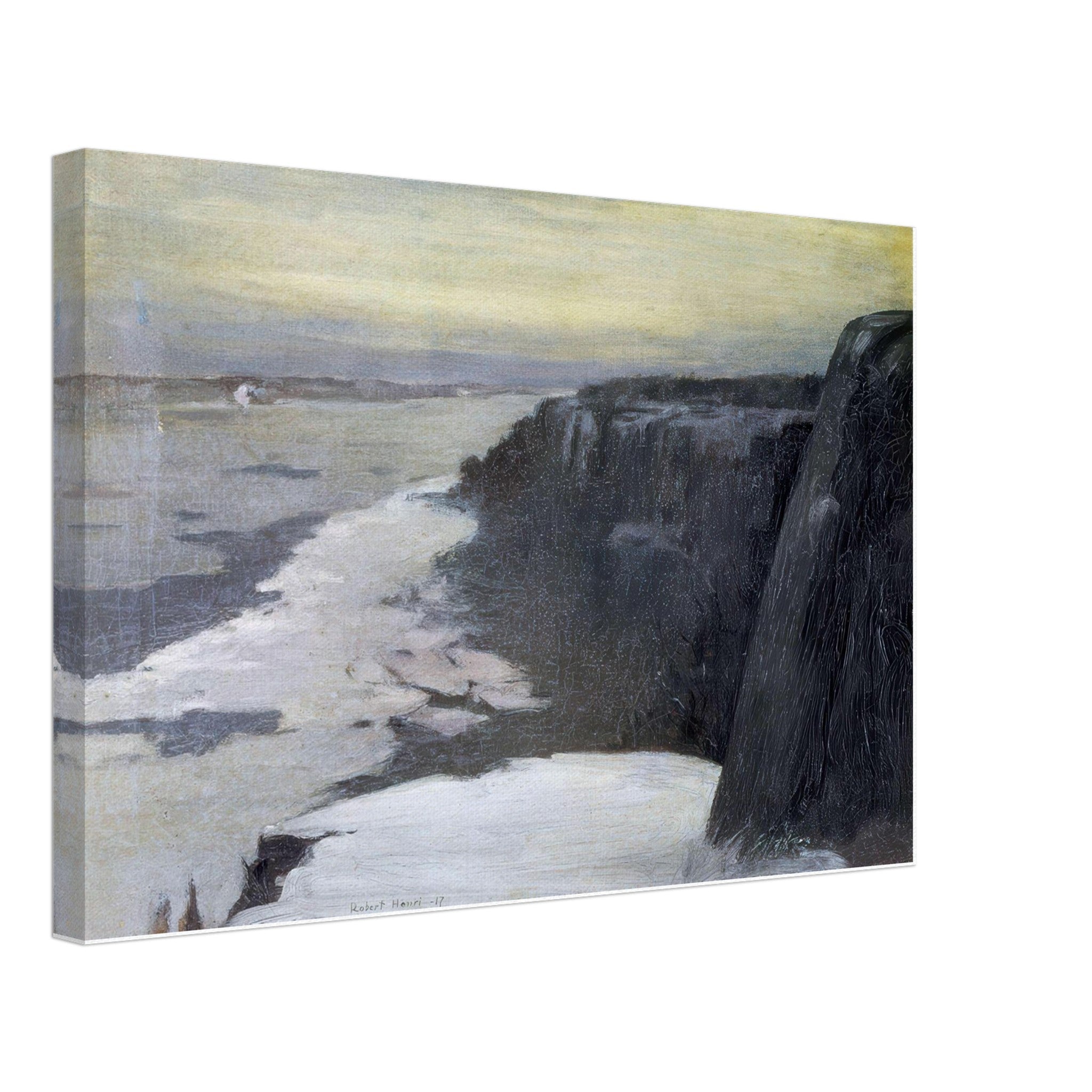 Upper Hudson by Robert Henri — Framed art print at Zephyeer