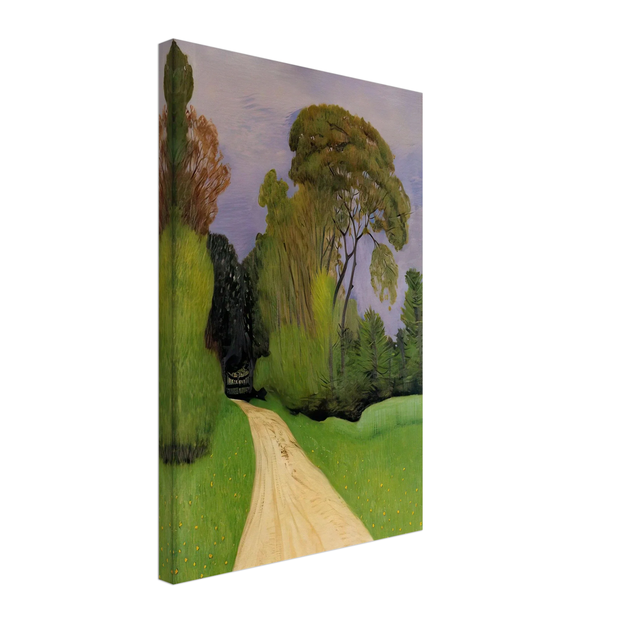 The Entrance to the Villa Beaulieu in Honfleur by Felix Vallotton — Framed art print at Zephyeer
