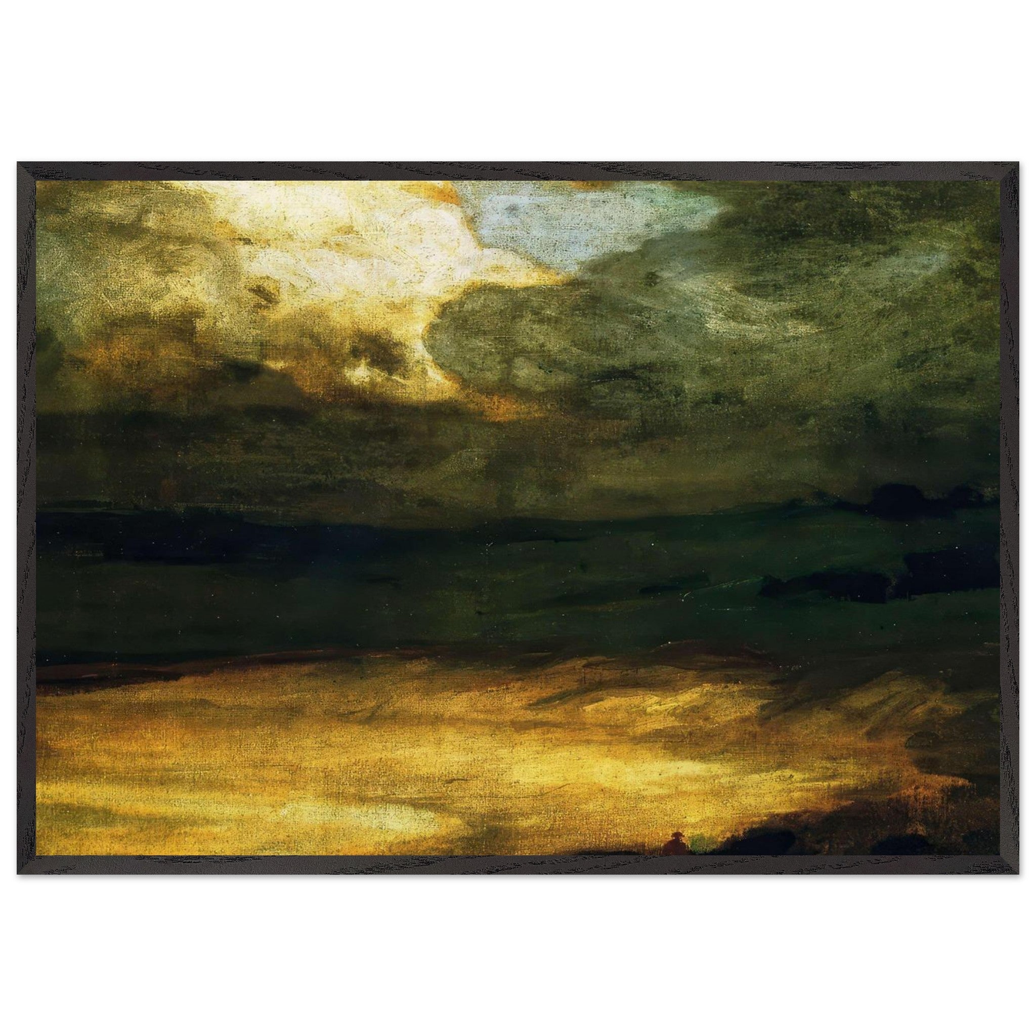 The Beach Concarneau by Robert Henri — Framed art print at Zephyeer